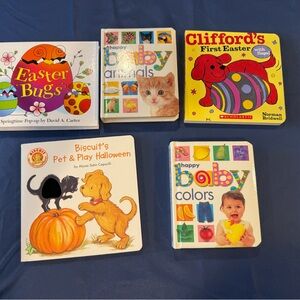 Colorful Children's Board Book Set
